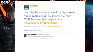 Hey BioWare, That's the Wrong Jennifer Hale